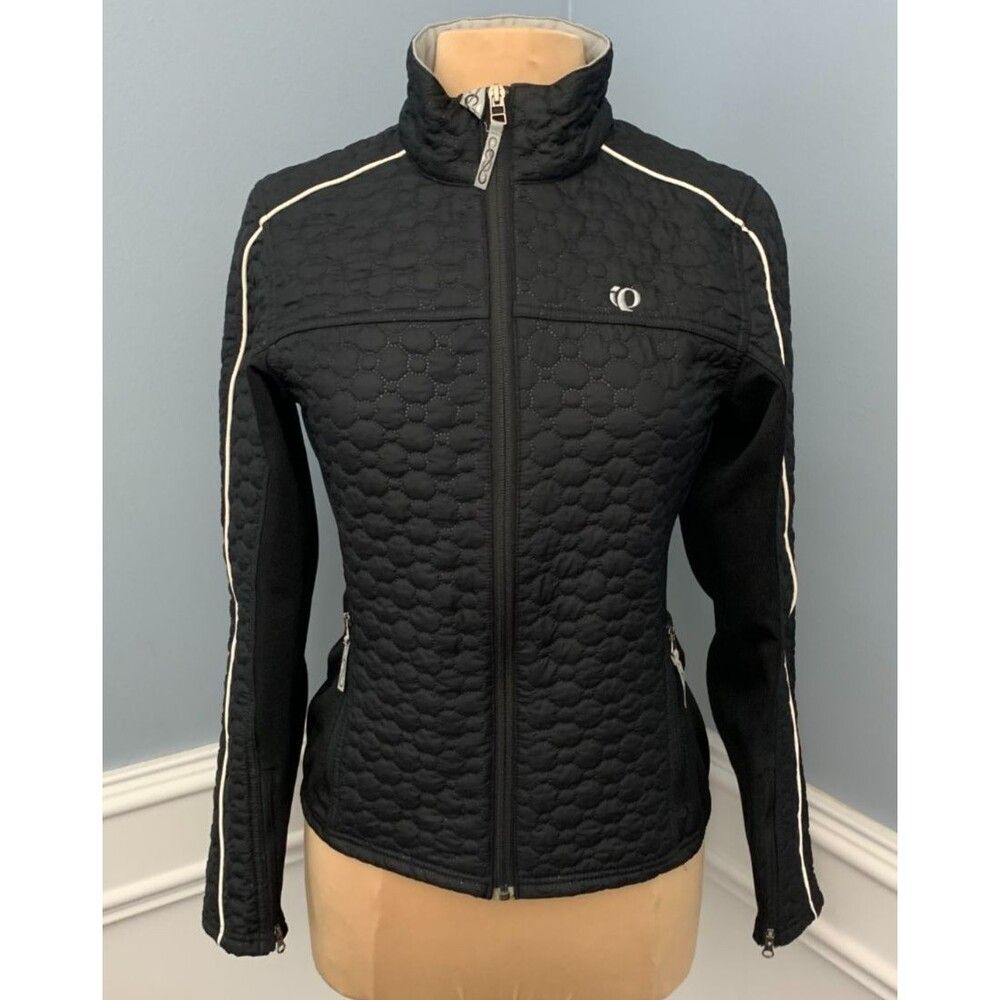 Pearl Izumi Jacket Womens S PRO InsulaTour Quilted Cycling Fleece Lined Zip-Up